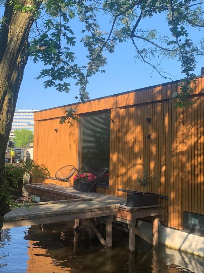 Apartamento Beautiful Amstel Houseboat Ámsterdam Exterior foto